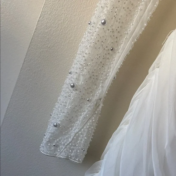 Fashion Nova White Long Sleeve Dress - Picture 3 of 9